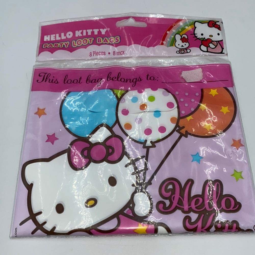 Sanrio Hello Kitty Birthday Party Loot Bags Package of 8